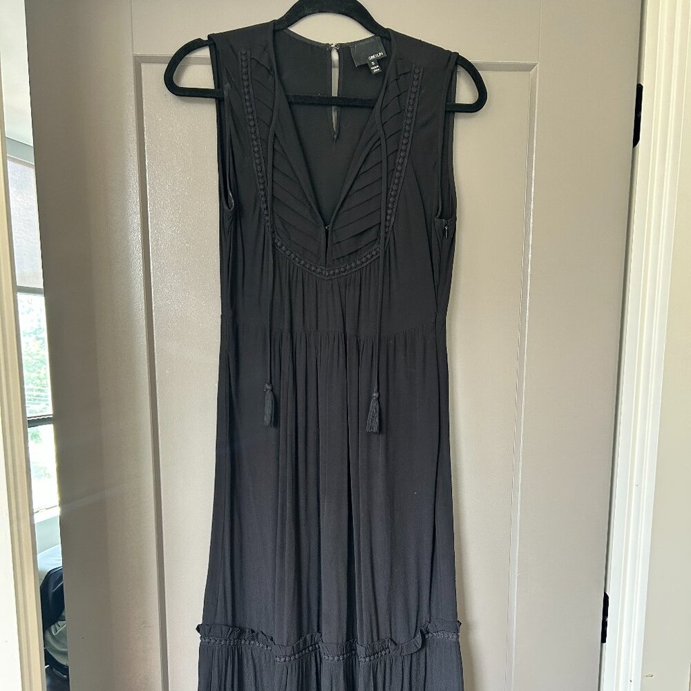 Black Grecian Style Dress